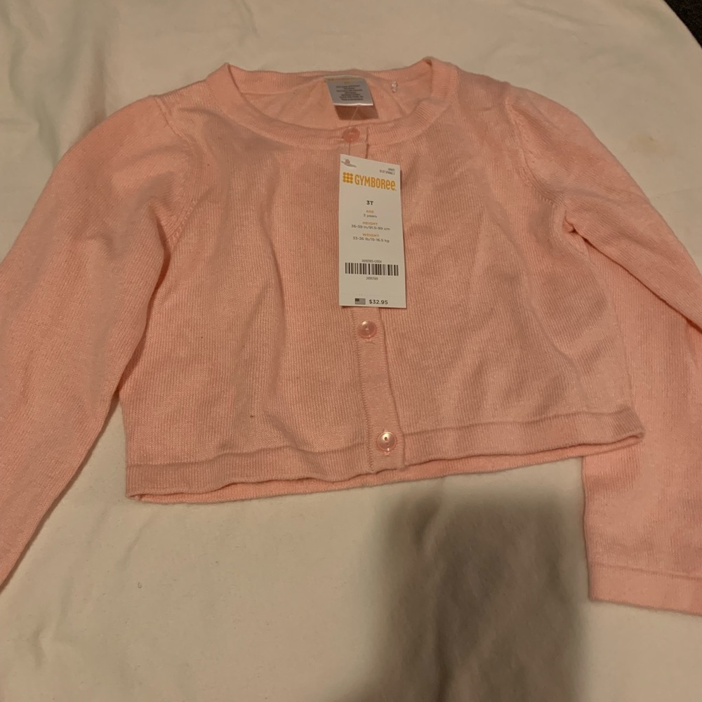 NWT shrug sweater size 3t Gymboree